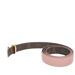 Cinto-Louis-Vuitton-Reversivel-Rosa-e-Monograma