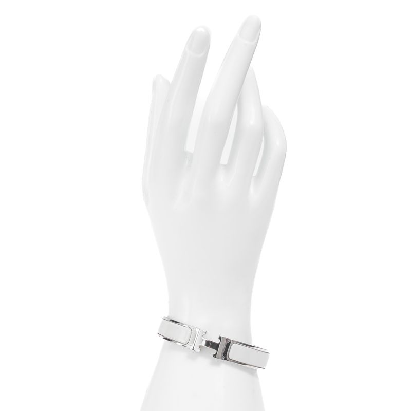 Bracelete-Hermes-Click-Clack-Branco