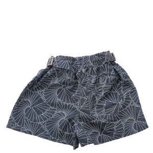 Bermuda Barthelemy Infantil Estampada Cinza Escuro