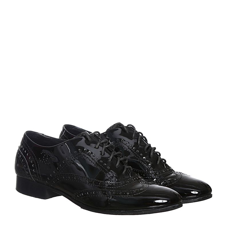 Sapato-Chanel-Oxford-Verniz-Preto