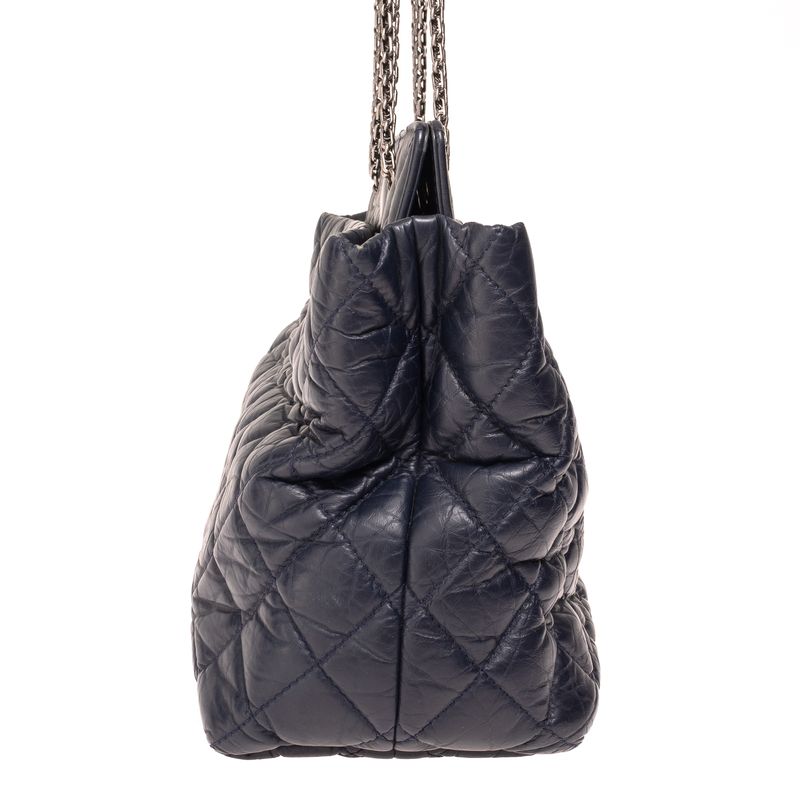 Bolsa-Chanel-Reissue-2.55-Tote-Matelasse-Marinho