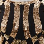 Vestido-Faith-Connexion-Paetes-Preto-e-Dourado