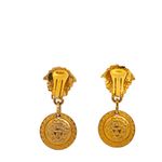 Brinco-Gianni-Versace-Vintage-Medusa-Longo-Dourado