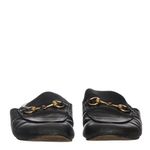 Mule-Gucci-Princetown-Couro-Preto
