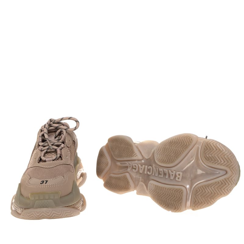 Tenis-Balenciaga-Triple-S-Bege