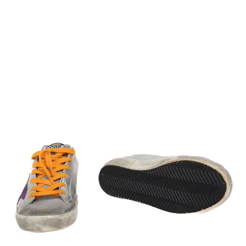 Tenis-Golden-Goose-Superstar-Prateado