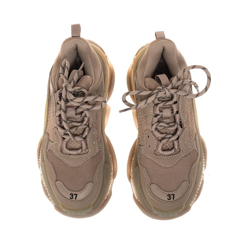 Tenis-Balenciaga-Triple-S-Bege