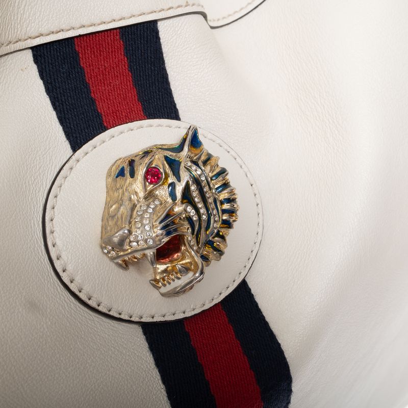 Bolsa-Gucci-Rajah-Chain-Tote-Branca