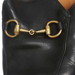 Mule-Gucci-Princetown-Couro-Preto