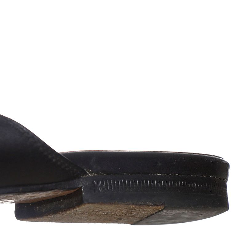 Mule-Gucci-Princetown-Couro-Preto