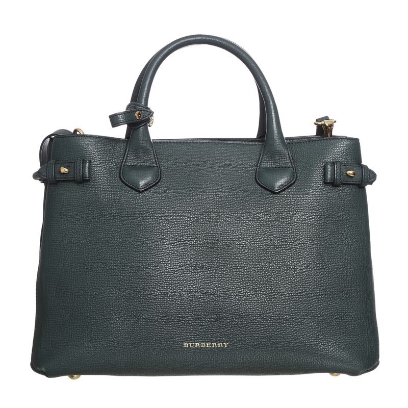 Bolsa-Burberry-Timmed-Banner-Verde-Escuro