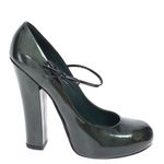 Sapato-de-Salto-Louis-Vuitton-Mary-Jane-Verniz-Verde