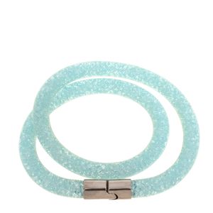 Pulseira Swarovski Stardust Azul Claro