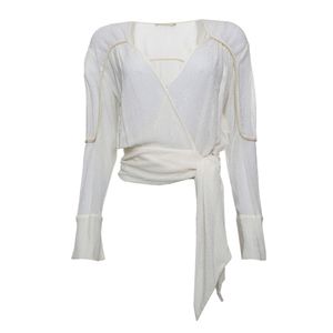 Camisa Cris Barros Transpassada Branca