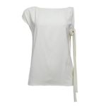 Blusa-Helmut-Lang-Assimetrica-Branca