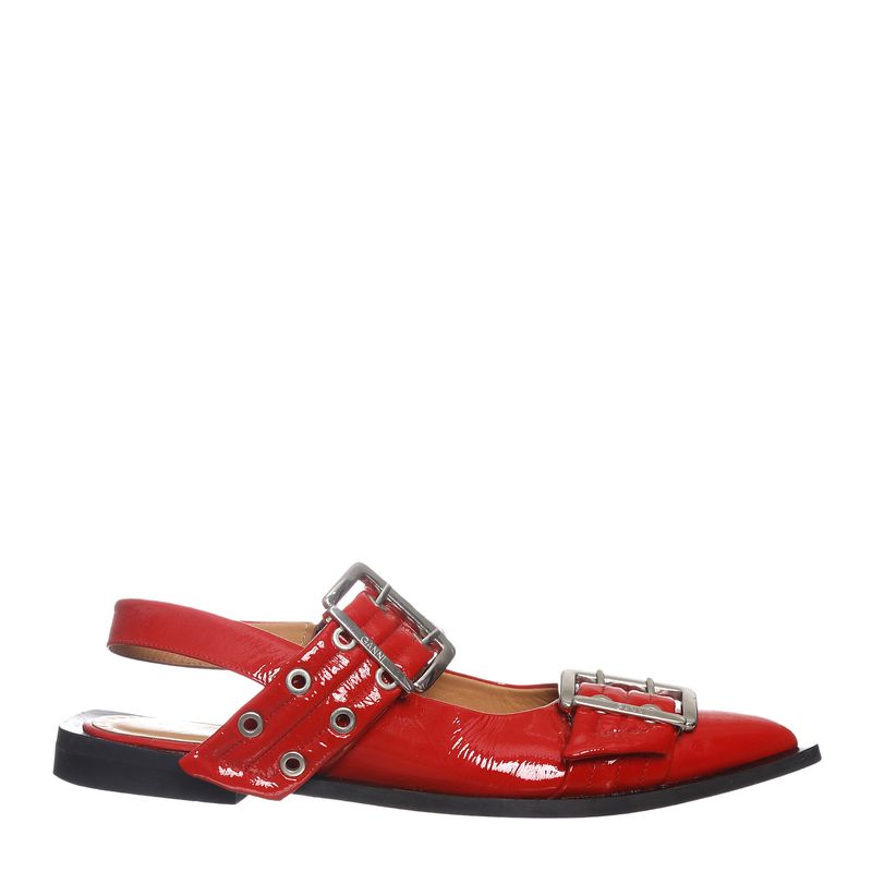 Sapatilha-Ganni-Wide-Welt-com-Fivela-Vermelha