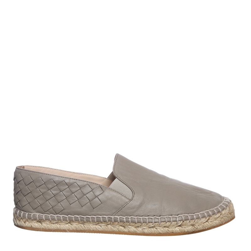 Espadrille-Bottega-Veneta-Intrecciato-Cinza