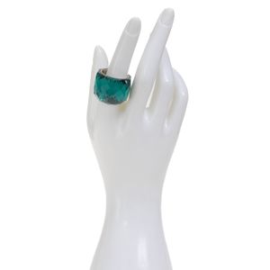 Anel Swarovski Nirvana Cristal Verde