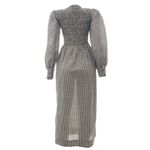 Vestido-Ganni-Xadrez-Preto