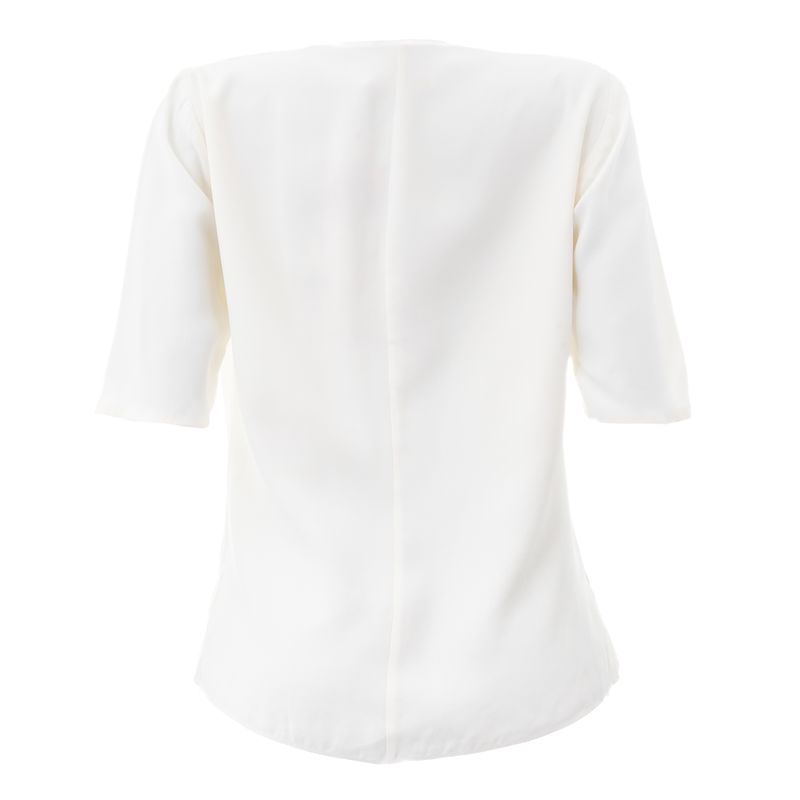 Blusa-Cris-Barros-Vicki-Decote-V-Creme