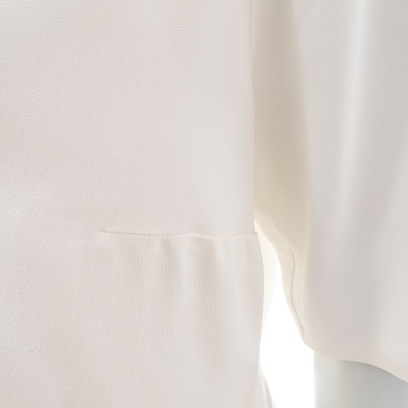 Blusa-Cris-Barros-Vicki-Decote-V-Creme