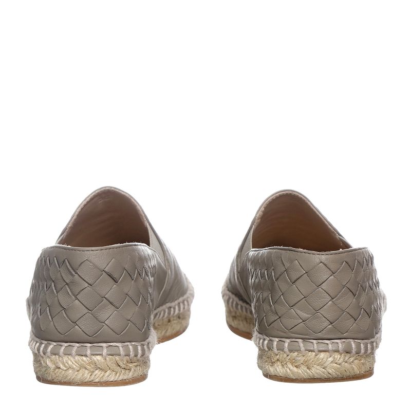 Espadrille-Bottega-Veneta-Intrecciato-Cinza