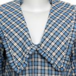 Blusa-Ganni-Xadrez-Azul