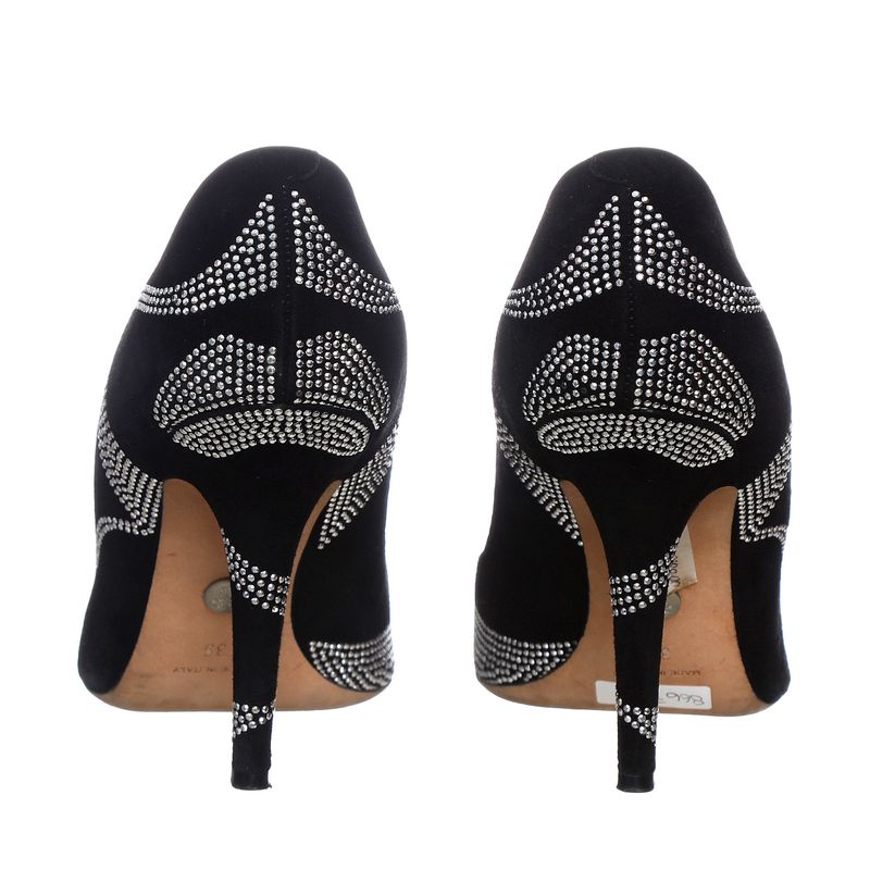 Sapato-Emilio-Pucci-Scarpin-Camurca-Preto