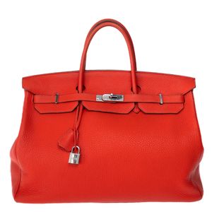 Bolsa Hermès Birkin 40 Clemence Coral