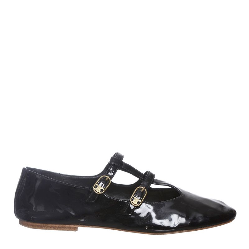 Sapato-Celine-Les-Ballerines-Babies-Verniz-Preta-