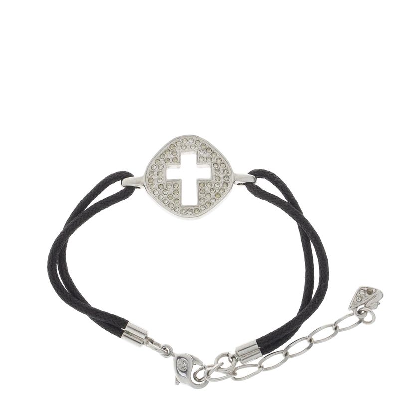 Pulseira-Swarovski-Circulo-com-Cruz