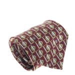 Gravata-Versace-Vintage-Estampada-Bordo