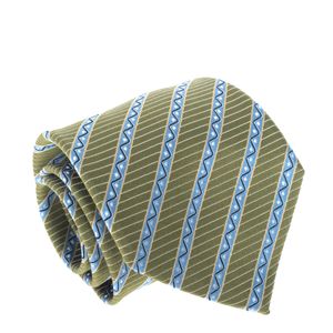 Gravata Ermenegildo Zegna Verde e Azul