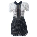 Vestido-Self-Portrait-Renda-Bicolor