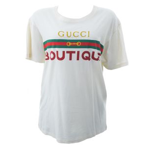 Camiseta Gucci Boutique Creme