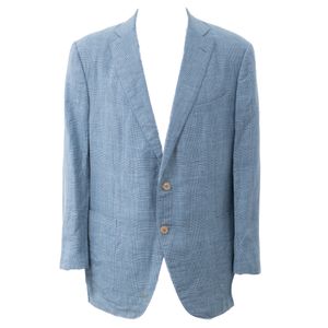 Blazer Ermenegildo Zegna Xadrez Azul