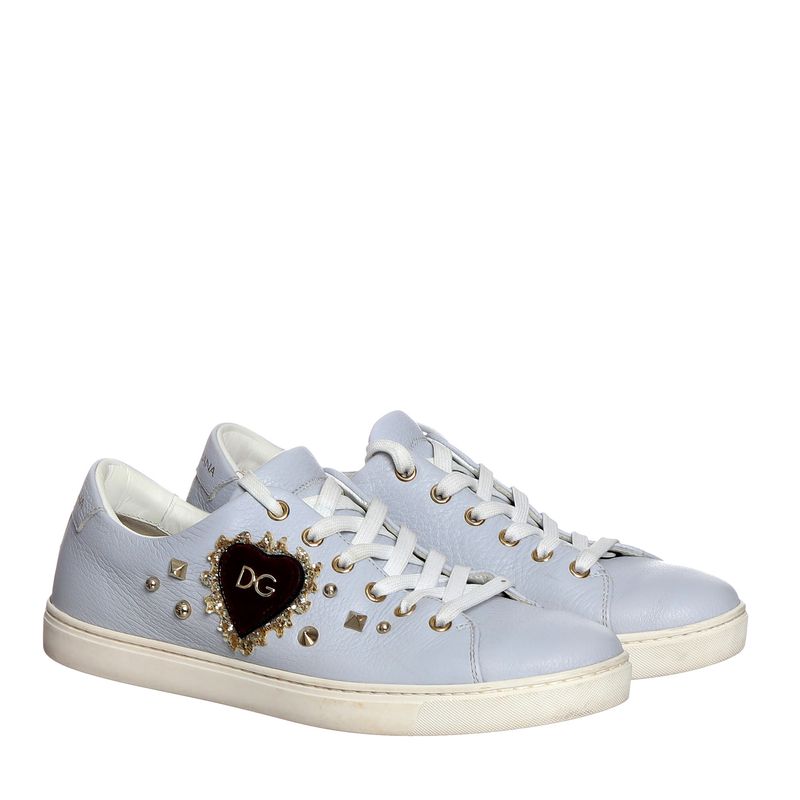 Tenis-Dolce---Gabbana-Devotion-Couro-Azul