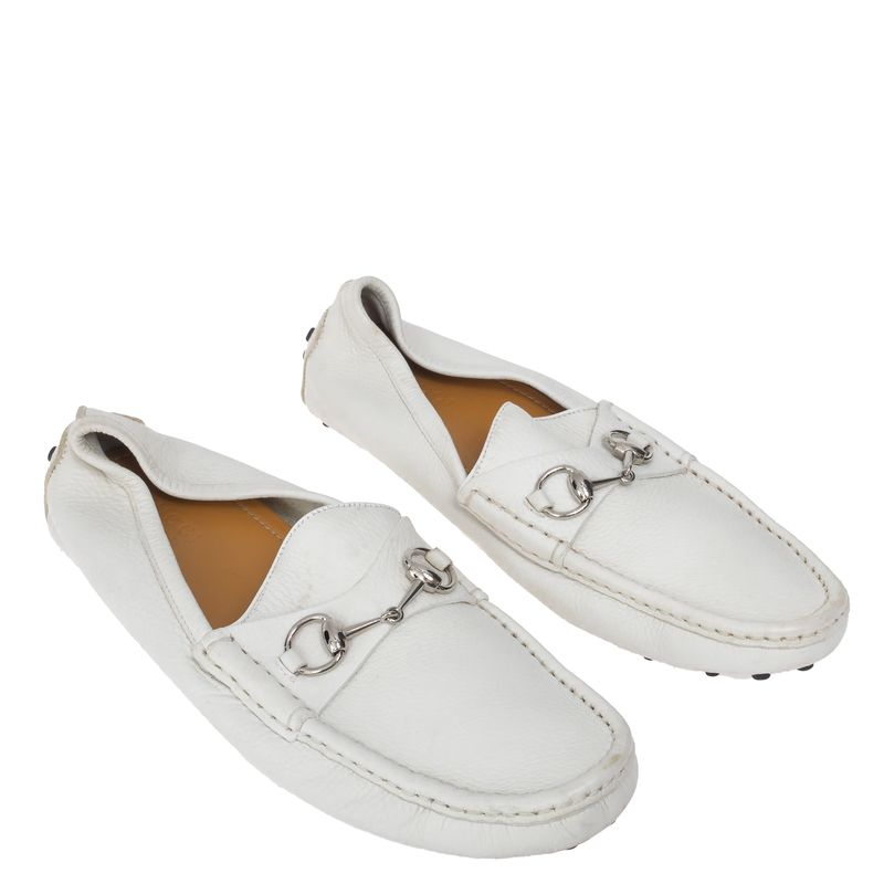 Mocassim-Gucci-Horsebit-Driver-Branco