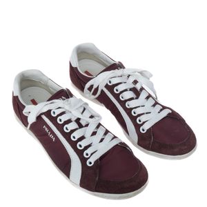 Tênis Prada Nylon Bordô