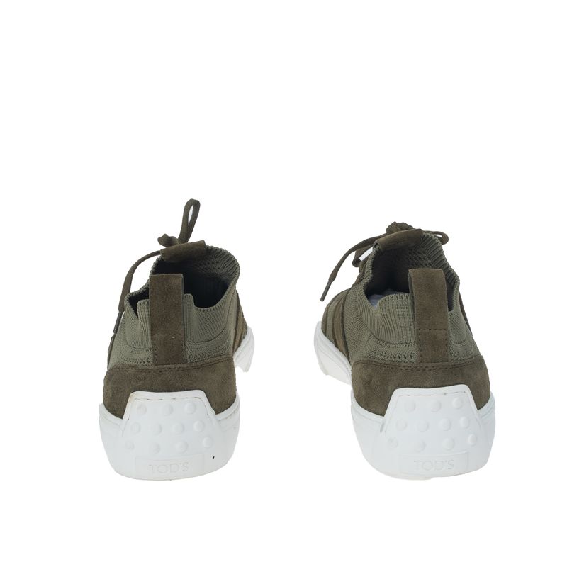 Tenis-Tod-s-Trico-e-Camurca-Verde
