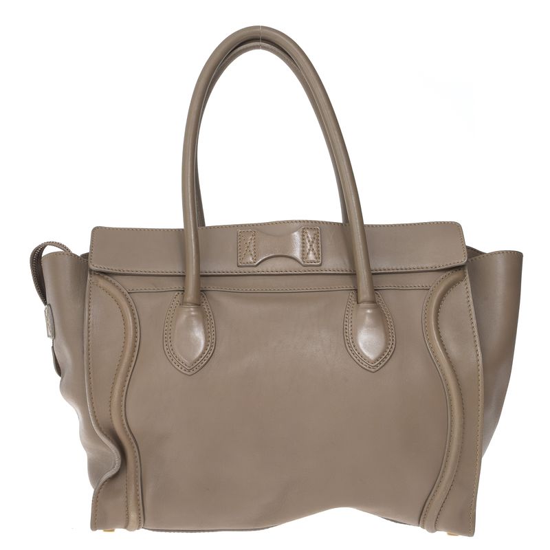 Bolsa-Celine-Luggage-Couro-Bege