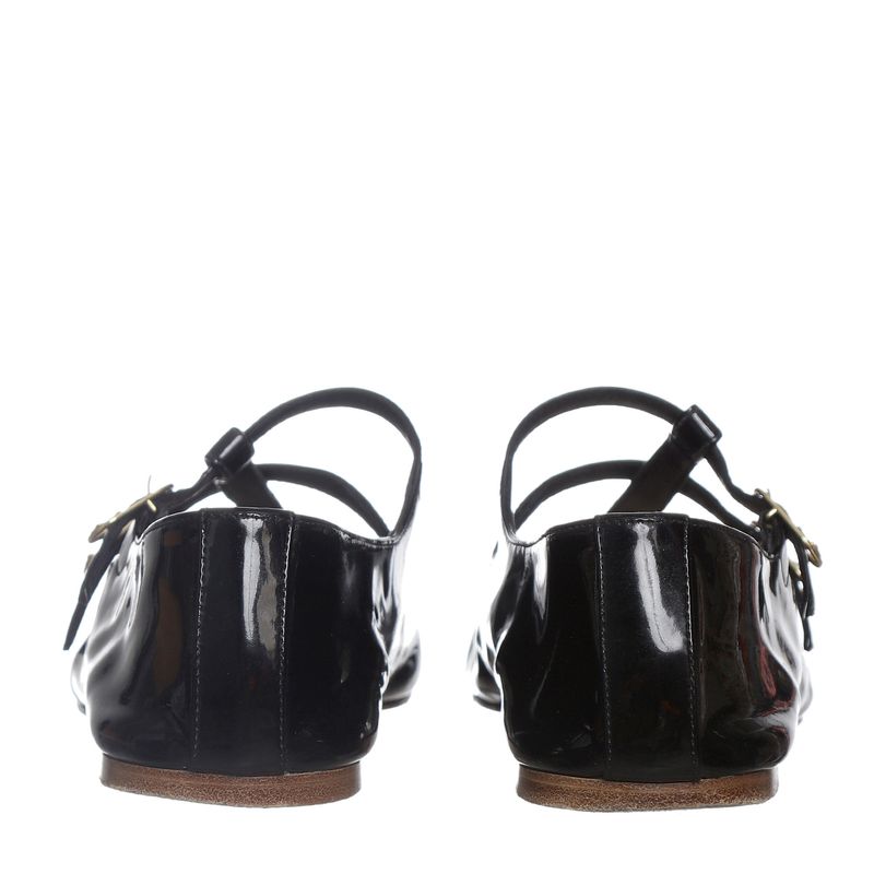 Sapato-Celine-Les-Ballerines-Babies-Verniz-Preta-