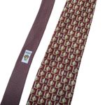 Gravata-Versace-Vintage-Estampada-Bordo