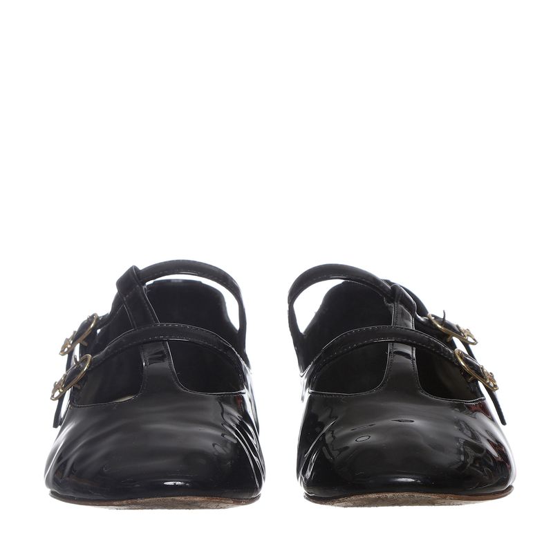 Sapato-Celine-Les-Ballerines-Babies-Verniz-Preta-