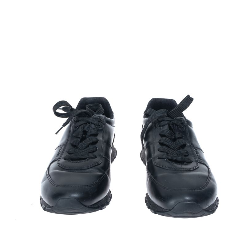 Tenis-Prada-Couro-Preto