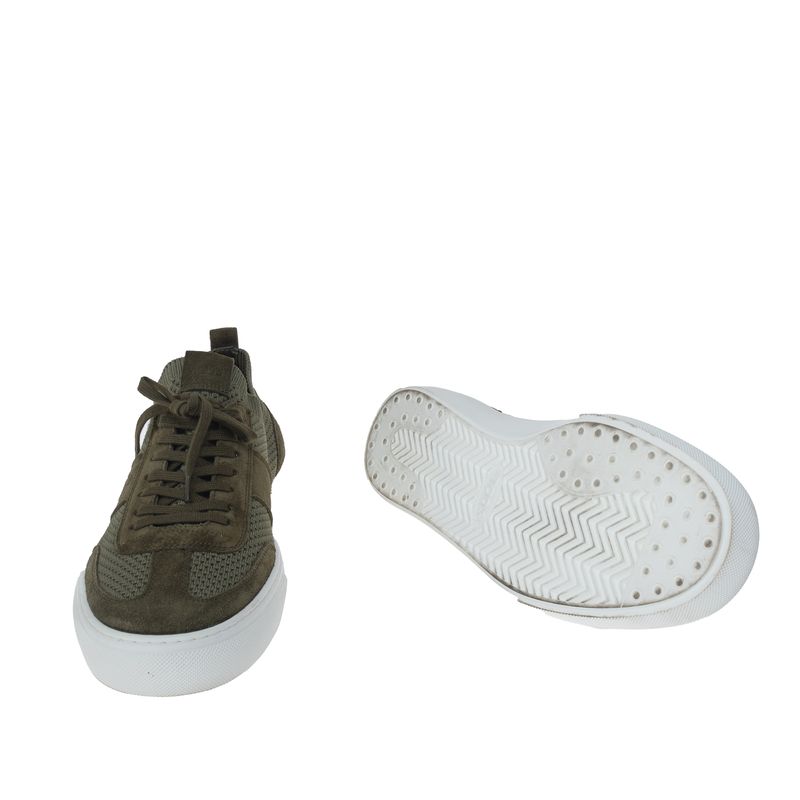 Tenis-Tod-s-Trico-e-Camurca-Verde
