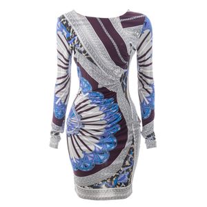 Vestido Emilio Pucci Manga Longa Estampado
