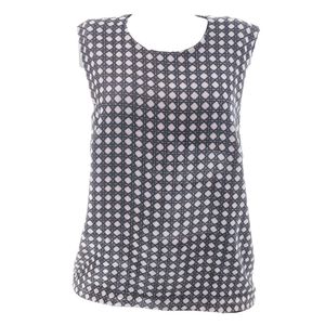 Blusa Isolda Vintage Preta e Branco