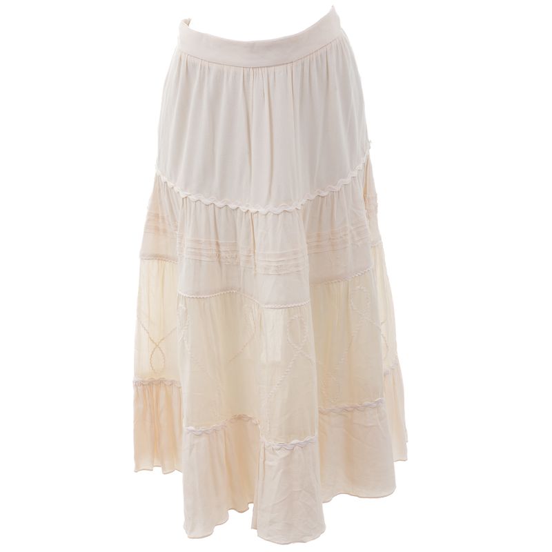 Saia-Cris-Barros-Midi-Creme