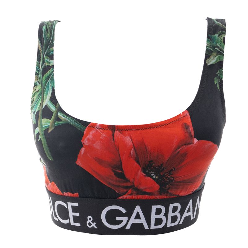 Top-Dolce---Gabbana-Flores-Fundo-Preto